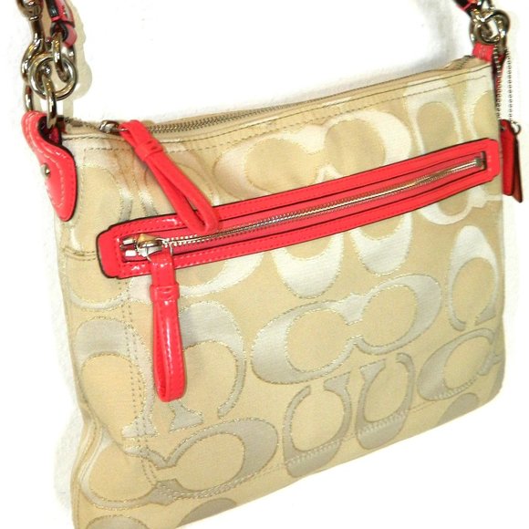 Coach Monogram Shoulder Bag with Crossbody Strap - Picture 2 of 8